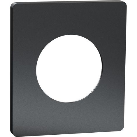 Plaque Odace Perle noire Architecte 1 poste (S952802) (1/3)