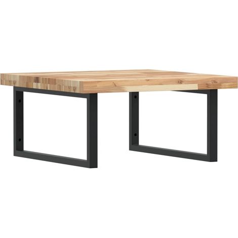 Maison Exclusive - Waschbeckenregal Wandmontage Stahl und Akazien