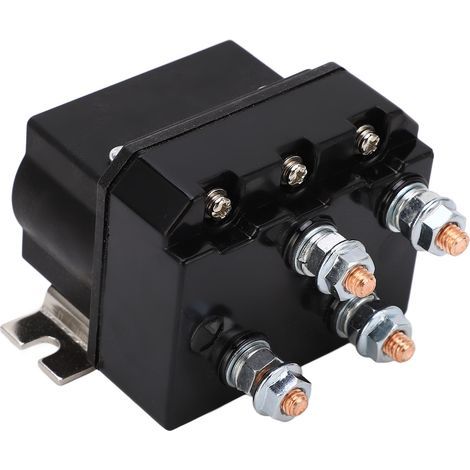 Relais de treuil électrique 250A, boîtier ABS, Contact en cuivre étanche, contacteur de bobine en laiton 12VDC (1/5)