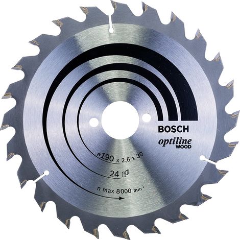 Bosch PRO Wood Circular Saw Blade 190 x 2.6 x 30 mm T24 2608640615