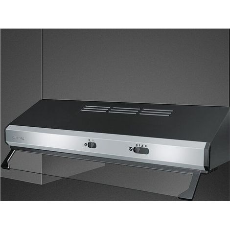 Smeg KSEC61XE3 cappa aspirante Incassato Nero, Acciaio inox 315 m³/h C (1/2)