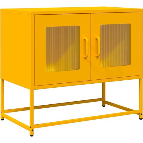 Maison Exclusive - TV-Schrank Senfgelb 68x39x60,5 cm Kaltgewalzte