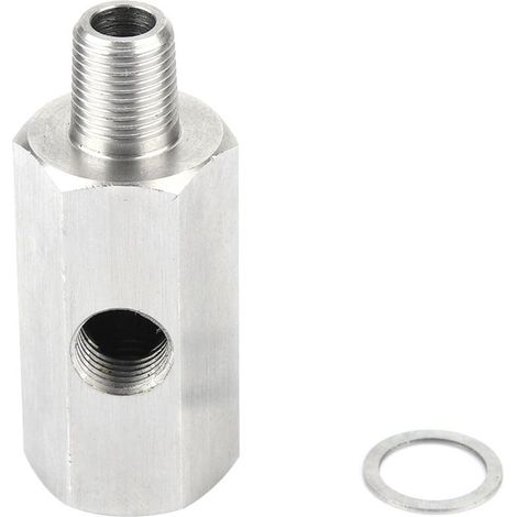Adaptadores para sensor de presión de aceite, conector inoxidable de 1/8 de pulgada, repuesto ligero para accesorios de automóviles Hyundai-Crezuo.-Crezuo