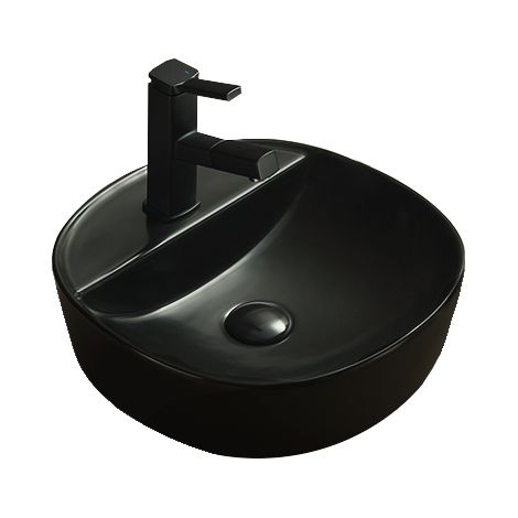 Mexen Zita Aufsatzwaschbecken 40 x 40 cm, Schwarz matt - 21874085 (1/2)