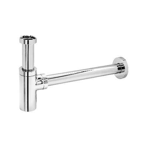 SIFONE DI SCARICO TELESCOPICO A BOTTIGLIA BOB- 11/4 Cromo- DH- pezzi 1 (1/2)