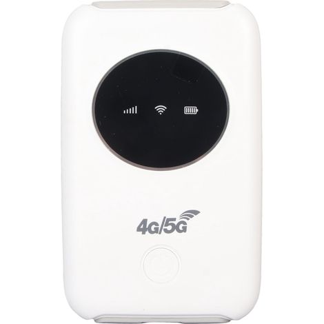 Modem WiFi USB 4G LTE 300 Mbps débloqué, emplacement pour carte micro SIM WiFi 5G, batterie intégrée de 3200 mAh, routeur WiFi portable sans fil (1/5)