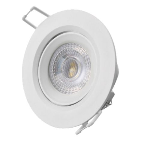 LED-Einbaustrahler EDM - 5W - 380lm - 6400K - Weiß - 31651 (1/2)