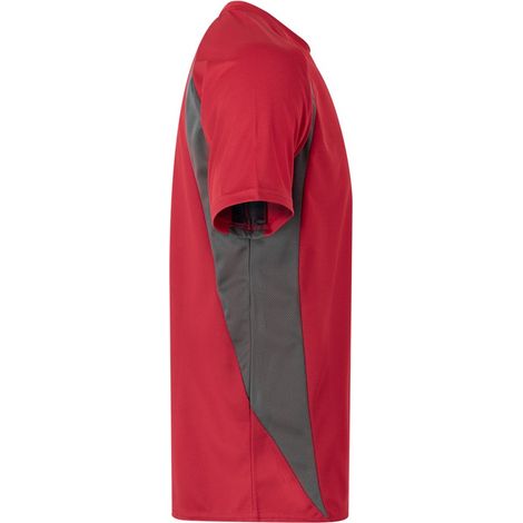MIBRICOPLUS Camiseta tecnica bicolor calpi manga corta varios colores talla s-xxl talla xl ropa bicolor rojo gris