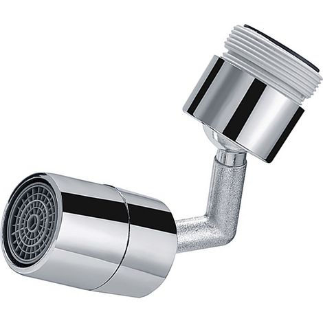 Rallonge de robinet en plastique, aérateur universel rotatif à 360 degrés anti-éclaboussures pour cuisine et salle de bain (1/5)