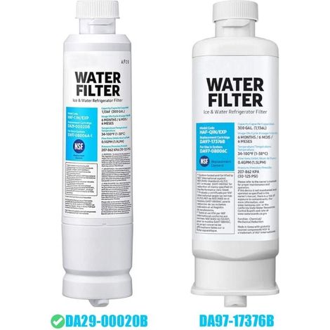 3 pièces Cartouche filtrante Original SAMSUNG Filtres à Eau DA29-00020B / HAF-CIN/EXP pièces détachées pour réfrigérateur (1/5)