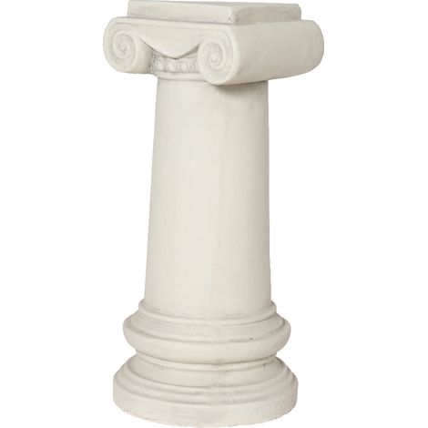 COLONNA IONICA H76CM DECORATIVA IN MAGNESIO.