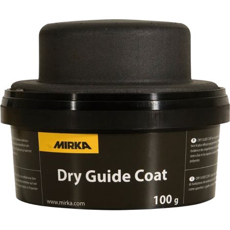 Mirka – Guide de ponçage noir 100g – Pour finition optimale sans solvant – Applicateur tampon intégré – Accessoire ponceuse professionnel