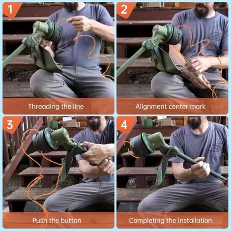 Fil de coupe débroussailleuse pré-découpé AL2420P 15 pcs torsadé 2,4 mm nylon résistant 64 m (1/5)