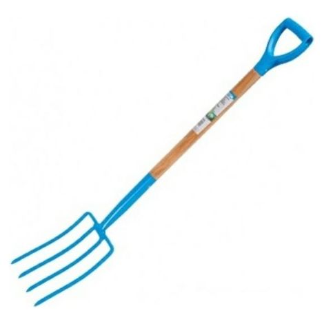 Fourche de jardin Robi gr934 acier carbone manche bois ergonomique