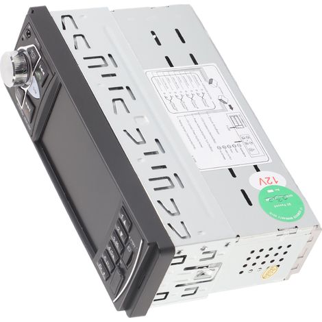 Autoradio MP5 Bluetooth 4,1" Écran HD Mains Libres, Lecture Vidéo, Radio FM, Entrée AUX, USB, Carte SD, Télécommande + Caméra Intégrée (1/5)