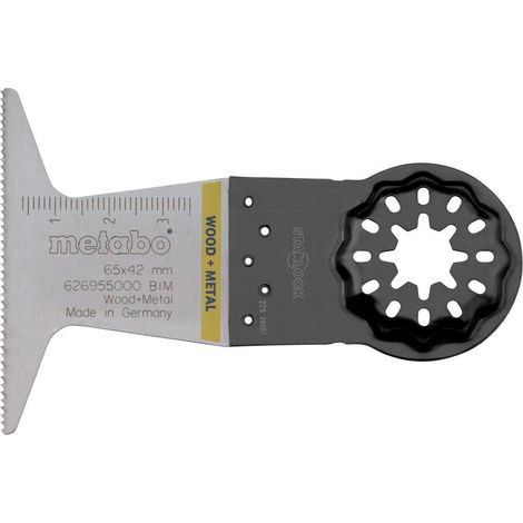 Metabo Lame de scie plongeante, bois/métal, BiM, 65 mm (626955000)