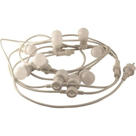 Guirlande lumineuse - VELAMP - PS065 - 6 m - 10 LED blanches - Ampoules incluses