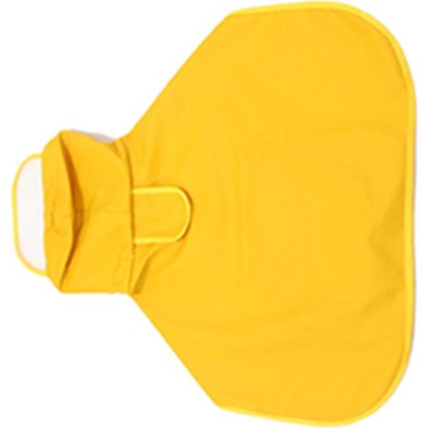 Imperméable pour chien avec capuche transparente, poncho imperméable pour chiens de petite et moyenne taille (1/2)