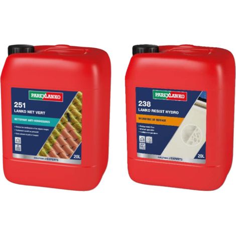 Pack PAREXLANKO Anti-Grün-Behandlung 251 20L - Fleckenschutz 238 20L