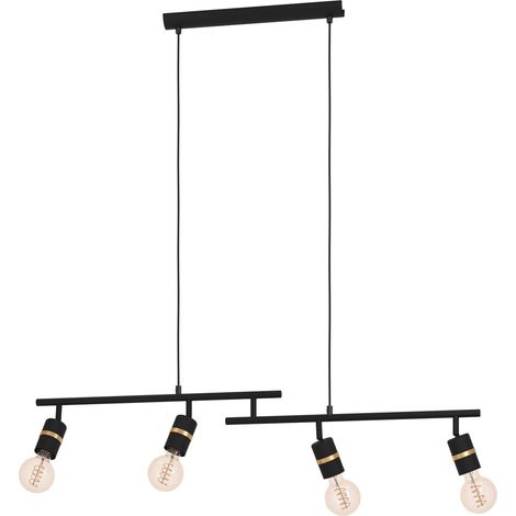Lampe suspendue Lurone E27 4x10w L: 100cm B: 5cm H: 110 cm Dimmable (1/5)