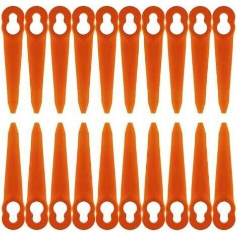 Lot de 100 Lames Compatible pour Coupe Bordure Stihl PolyCut 2-2 PolyCut 3-2, FSA 45 FSA 57 FSE 52, Lames en Plastique pour Coupe Bordure Stihl sans Fil (1/5)