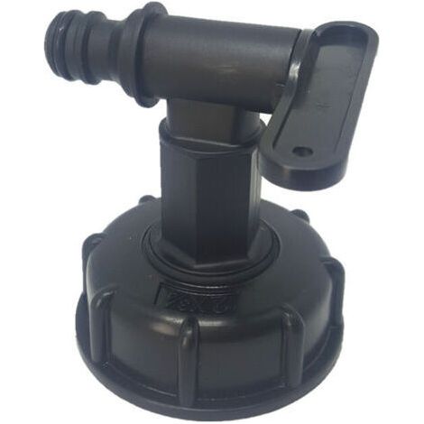 BUNTHAUS Raccord Robinet pour cuve 1000L（noir） (1/5)