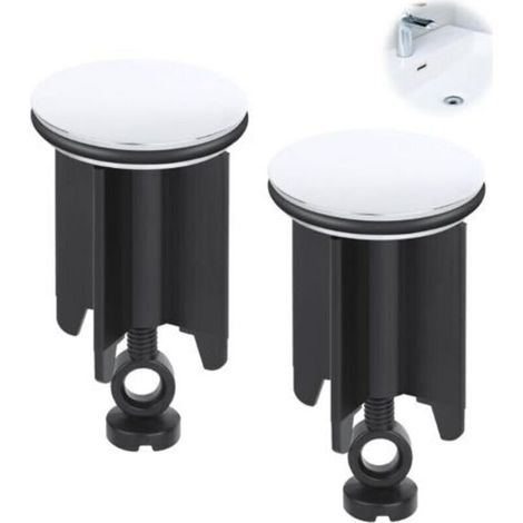 Pièces Bouchons de vidange,40MM Bouchon Lavabo Salle de Bain,Bouchon de Lavabo Universel,Réglable en hauteur Bouchon d’évacuation,Bouchons de canalisation pour éviers de cuisine et de salle de bains (1/5)