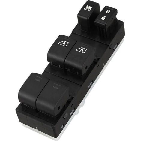 1 Interrupteur de commande lève-vitre, plastique noir, pièce 25401-ZN50C, pour berline et coupé 2007-2012 (1/4)