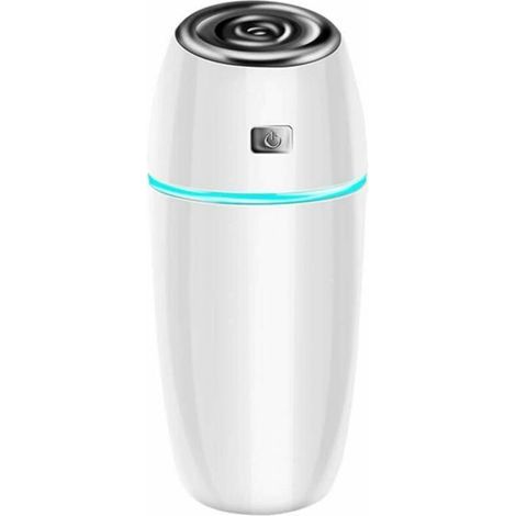 Umidificatore per auto, umidificatore per auto USB, umidificatore con luce ambientale, umidificatore per auto con luce notturna colorata, umidificatore a nebulizzazione (1/5)