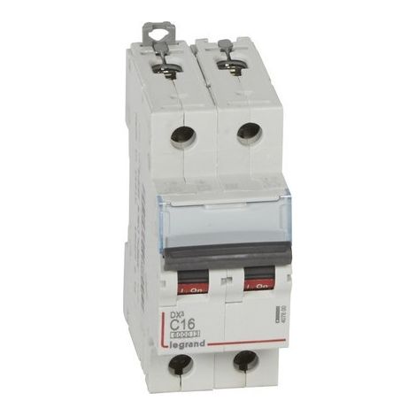 Disjoncteur DX3 6/10kA-C 2P 16A