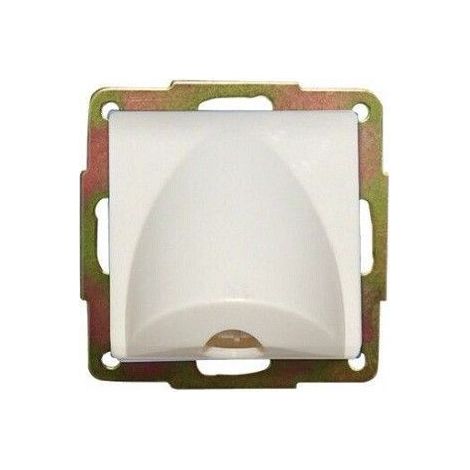 Cache de sortie de câble encastré blanc GSC