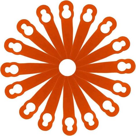 100 pièces accessoires de lames en plastique de remplacement pour STIHL Polycut 2-2 FSA 45 tondeuse à gazon coupe-herbe,Accessoire pour tondeuse et autoportée,AAFGVC