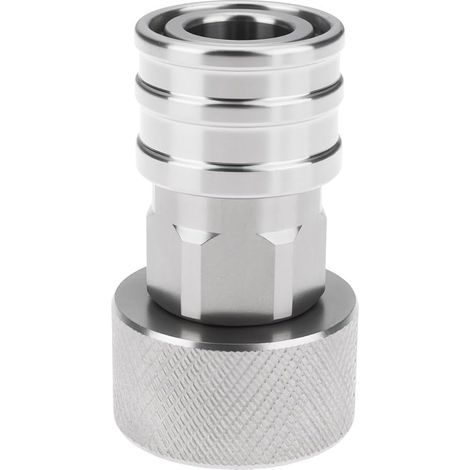 3/4" GHT auf 1/4" Schnellanschluss-Gartenschlauch zu Hochdruckreiniger-Adapter, kompatibel mit Autowäsche. (1/5)