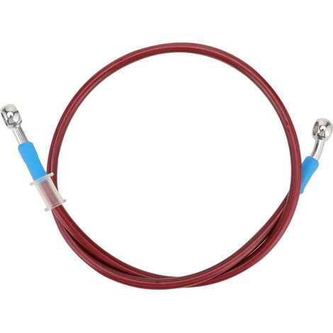 90cm 35.43" M10 Frein Moto Tube Acier Inoxydable Fin Remplacement pour Pitbike Moped ATV Quad Motor Scooter Go Kart Rouge (1/5)