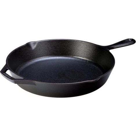Lodge Poêle en fonte naturelle 30cm Tous feux dont four, induction, bbq Made in USA Sans pfas (1/5)
