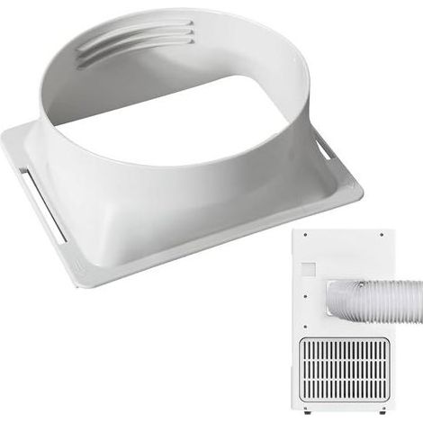 Blanc Adaptateur Tuyau Climatiseur Mobile, Raccord Tuyau Climatiseurs Mobile 15 cm, Interface de Tuyau de Conduit D'échappement de Climatiseur Adaptateur pour 150 mm Tuyau D'échappement (A) (1/5)