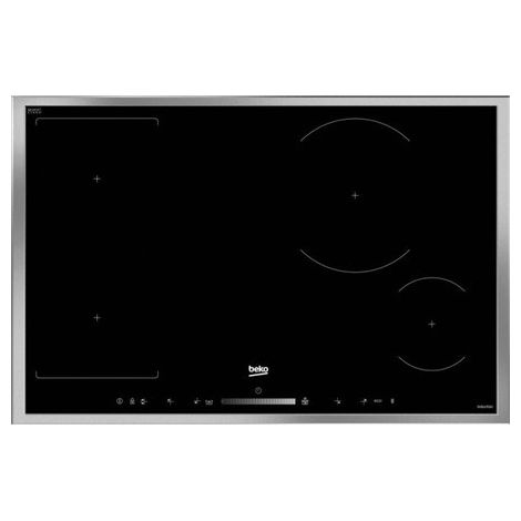 beko BEKO HII 84500 FHTX - Noir - Intégré - Plaque avec zone à induction - 1500 W - 14,5 cm - 1800 W (HII84500FHTX)