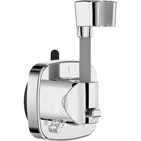 Duschkopfhalterung – 1 Stück – ABS – 360° drehbar – Badezimmer – Silber (1/5)