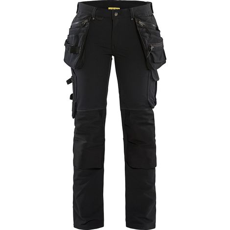 Pantalon de travail artisan stretch 4D femme 7198 - Noir XS - FR(34) - SE(C32) - Standards