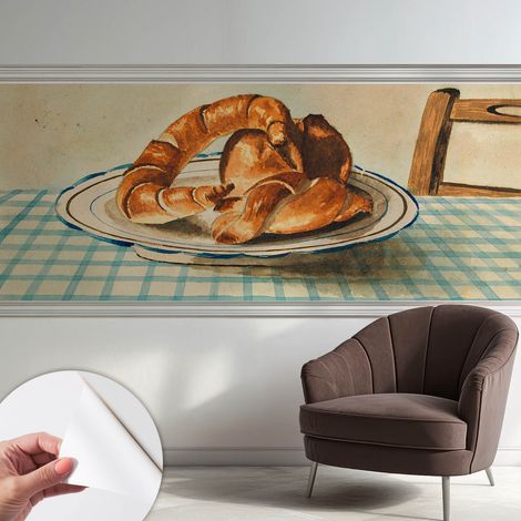 Fotomurale adesivo - parete decorativa - decorazione casa - stile moderno parete - Dolci da forno 250x104 cm (1/5)