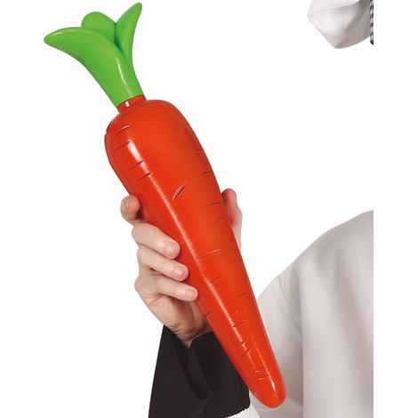 Decoración de zanahoria de plástico de 42 cm