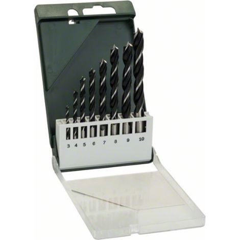 Accesorios brocas Bosch plateado 3 a 10 milímetros (1/4)