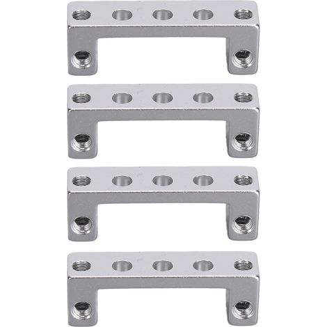 Lot de 4 supports de servo, châssis d'orientation pour direction de voiture bateau, à 2 têtes angle 90°, modèle 3205‑0001‑0002 (1/5)