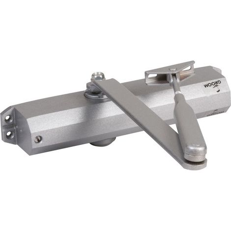 Ferme-porte GR010 Argent à bras compas - Groom - Force 4