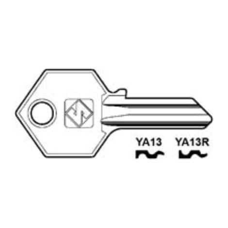 Chiavi per cilindri yale 4-5 spine piccole - ya13r sx 10 pezzi Silca