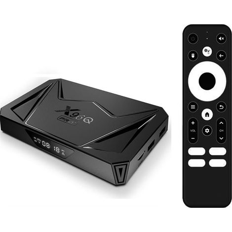X96Q Pro Plus H728 4GB/32GB Wifi Dual Android 14 Negro - Android TV (1/5)