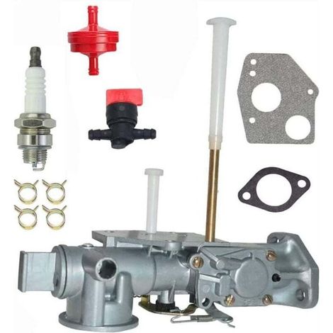 Carburateur 299437 297599 compatible avec moteur Briggs & Stratton 5HP série 130201 130202 130203 130205 130206 130232-1201-99 130232-0619-99 (1/5)