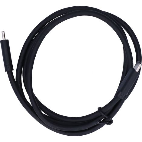 Câble de données USB-C mâle à mâle USB 3.1 Type-C pour smartphone et tablette OS X, couleur noire (1/5)
