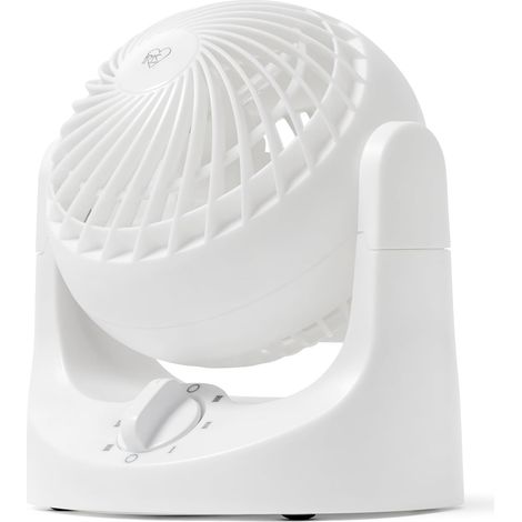 Woozoo Petit Ventilateur, Inclinaison verticale 120°, Silencieux 28dB, Portable, 3 Vitesses, Mini Ventilateur, Fan, Pour Chambre, Bureau, Blanc, PCF-HE10N (1/5)