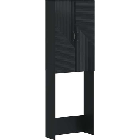 Mueble de baño HAARLEM Negro 66 x 25,5 x 190 cm vidaXL (1/5)
